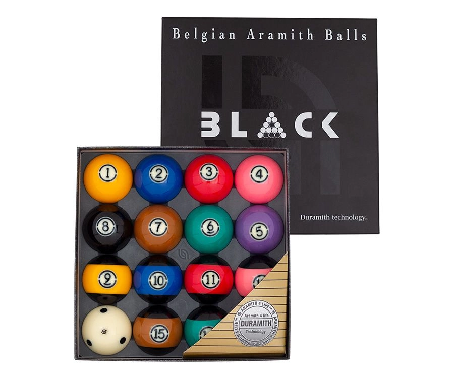 Aramith Tournament "BLACK" Pool Ball Set - Image 2