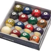 Action Black Swirl Marble Pool Ball Set