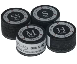 Kamui Clear Black Pool Cue Tip (Single)