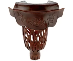 Brown Leather Pocket Set (Set Of 6)