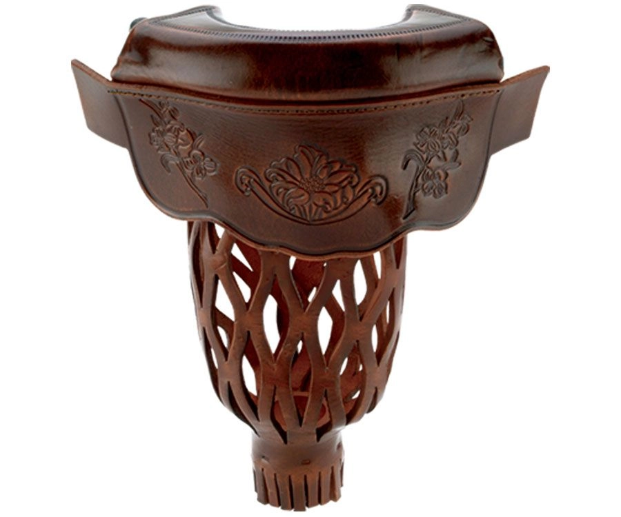 Brown Leather Pocket Set (Set Of 6)