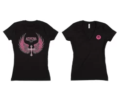 Athena Logo Black T-Shirt